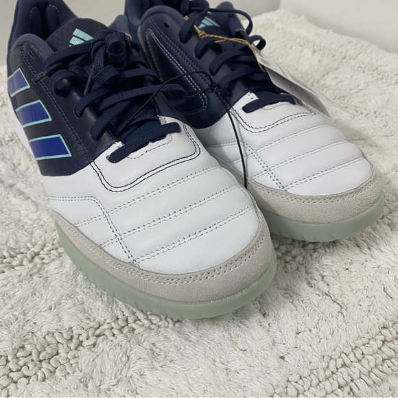 Adidas Top Sala Competition Indoor Soccer Shoes Futsal Blue IE1547 Men size 11.5 - Picture 2 of 13